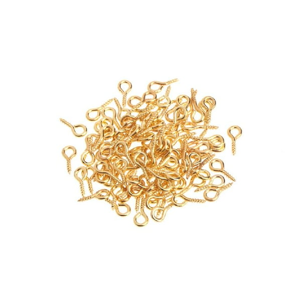 Screw Eye Pins Screw Threaded Hooks Eyelets Clasps Findings for DIY Earrings