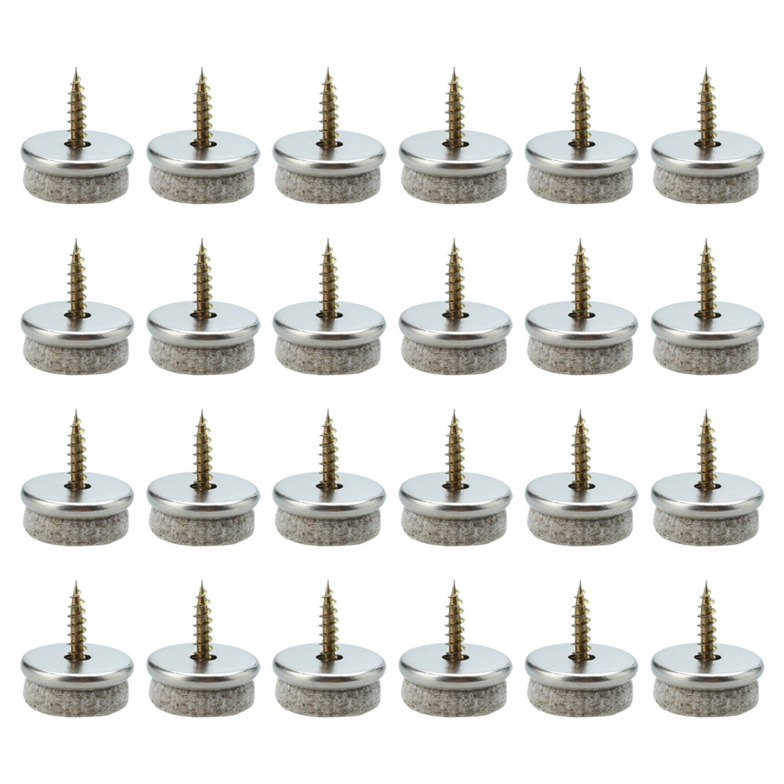 Screw Felt Glider Furniture Pads DIY Leg Feet Protector 22mm 7 8