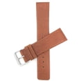 thumbnail image 1 of Screw Fit, 12mm Dark Tan Genuine Leather Womens Replacement Watch Band Strap for Skagen Watches, Attaches with Screws, 1 of 7