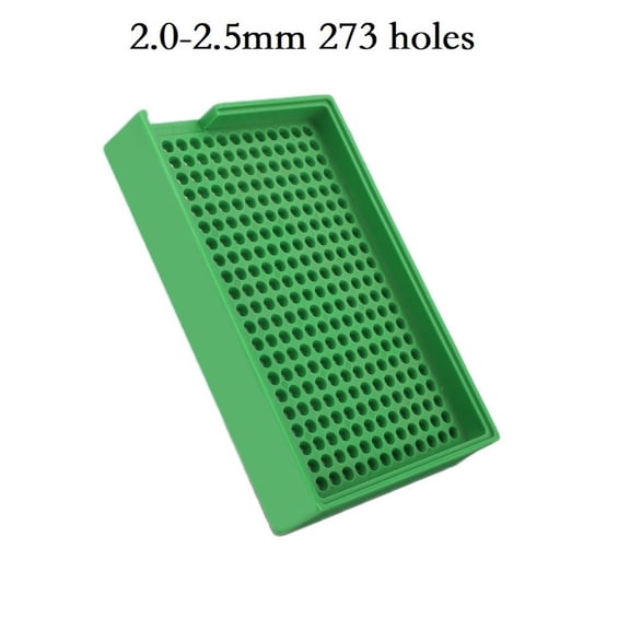 Screw Holder Anti Static Tray Pp Slotted Storage 1.0‑4.0Mm 160/273/459 Holes M2.0-2.5