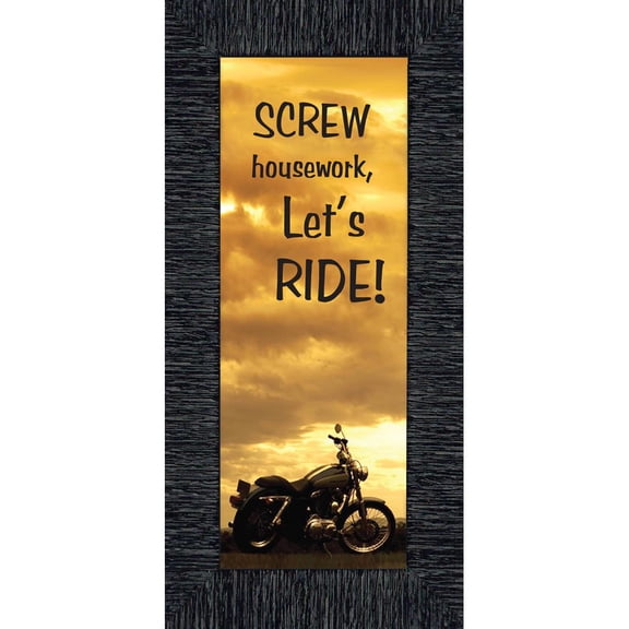 Screw Housework, Classical Motorcycle Photo Frame, Gifts for Motorcycle Riders, 6x12 7870