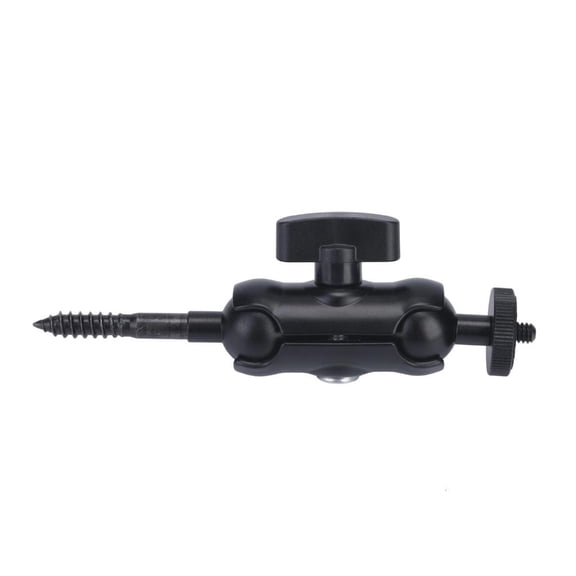 Screw-In Camera Mount Bracket with 1/4-20 Thread, Tree Ready Base, Secure Ball Joint for Outdoor Trail Placement