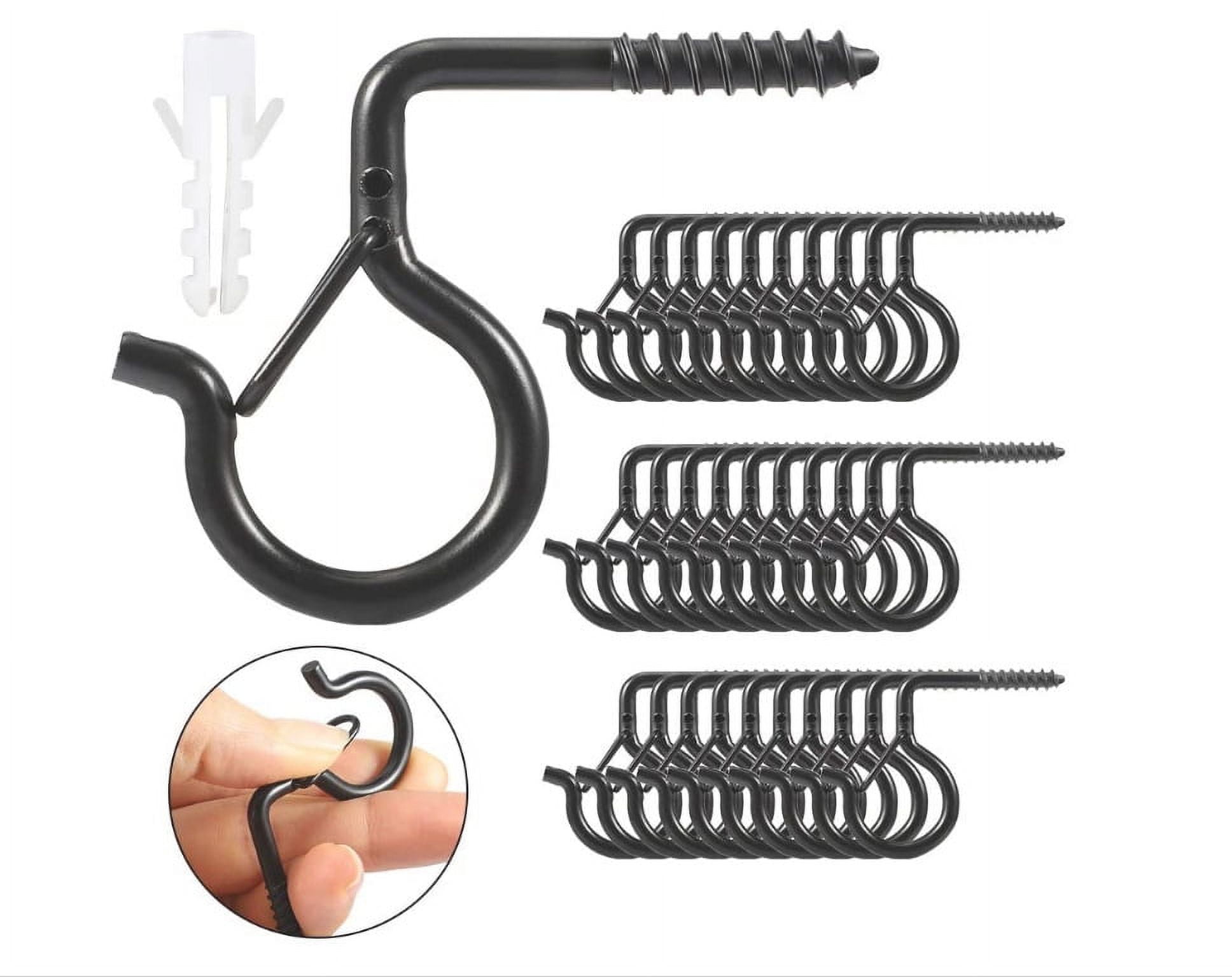 Screw In Hooks Outdoor String Lights Safety Screw Hook（20pcs）