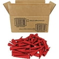thumbnail image 1 of Screw-It-Again #2 to #16 Thread x 2 In. Red Plastic Wood Anchor (50 Ct.) SIA-50, 1 of 1