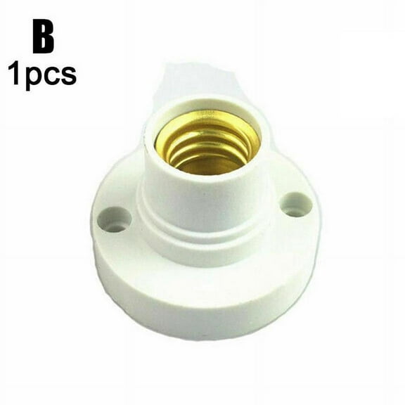 Screw Lamp Base E14 Light Bulb Screw Lamp Socket Surface Fixing Base Light Bulb Socket Holder Adapter T1G0