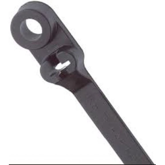 Screw-Mount 13.9", 120 lb. UV Black TY37MX T&B Ty-Raps - (pack of 100)