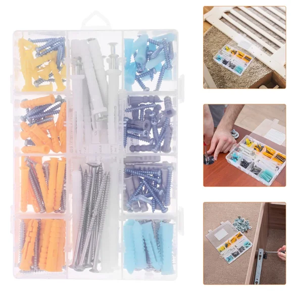 Screw Plug Set Self-Tapping Screws Machine Assortment Kit Wallboard
