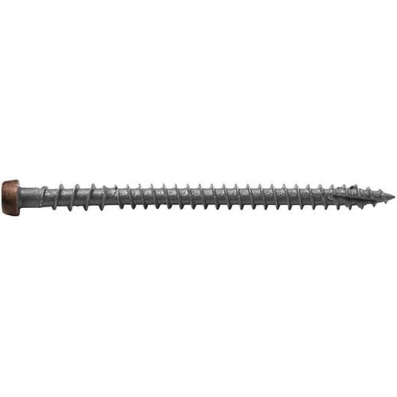 Screw Products 10 x 2.75 In. C-Deck Composite Star Drive Deck Screws - Teak 75 Count
