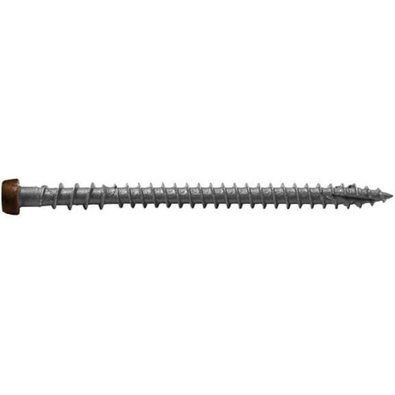 Screw Products 10 x 2.75 In. C-Deck Composite Star Drive Deck Screws - Walnut 1750 Count
