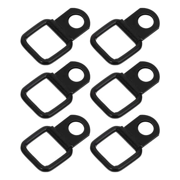 DEEPCRAFF Practical Cargo Hooks Black 1Set 1.73X1.10X0.08In