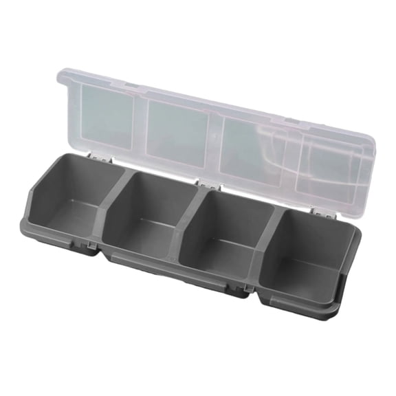 Screw Storage Bin Multiple Compartment Organizer Box For Screws Small Parts Plastic Hardware Jewelry Storage Case