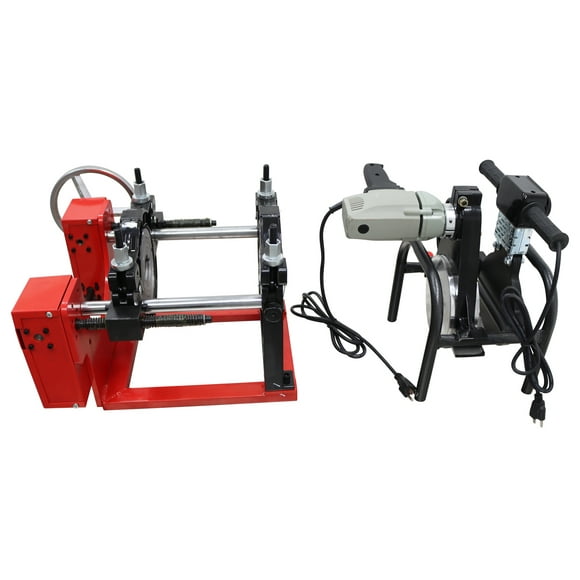 Screw Style 2 Clamps Pipe Fusion Welder Butt Fusion Welding Machine Hand-operated Pipe Hot Melt Machine