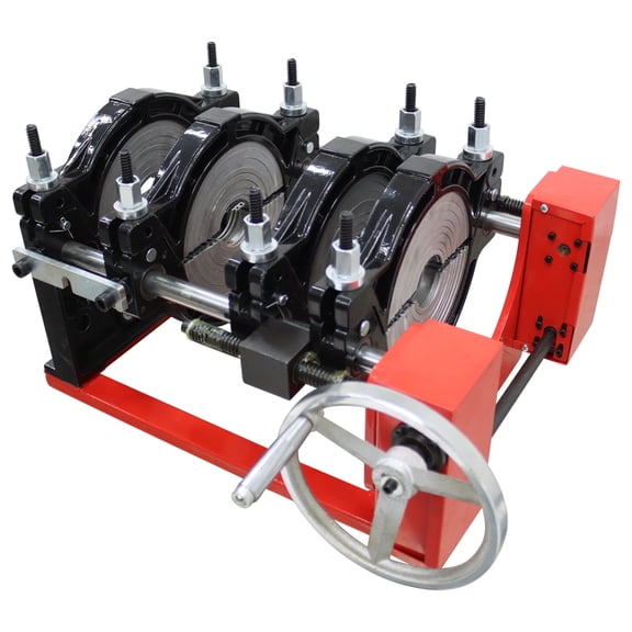 Screw Style 4 Clamps Pipe Fusion Welder Butt Fusion Welding Machine Hand-operated Pipe Hot Melt Machine