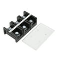 Screw Terminal Strip Block 3 Position 2 Row Power Supply Copper Barrier
