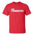 thumbnail image 1 of Screw The Mandates Funny Vaxx Mask Mandates Men's Short Sleeve T-shirt Graphic Tee Graphic Tee-Red-xxl, 1 of 4