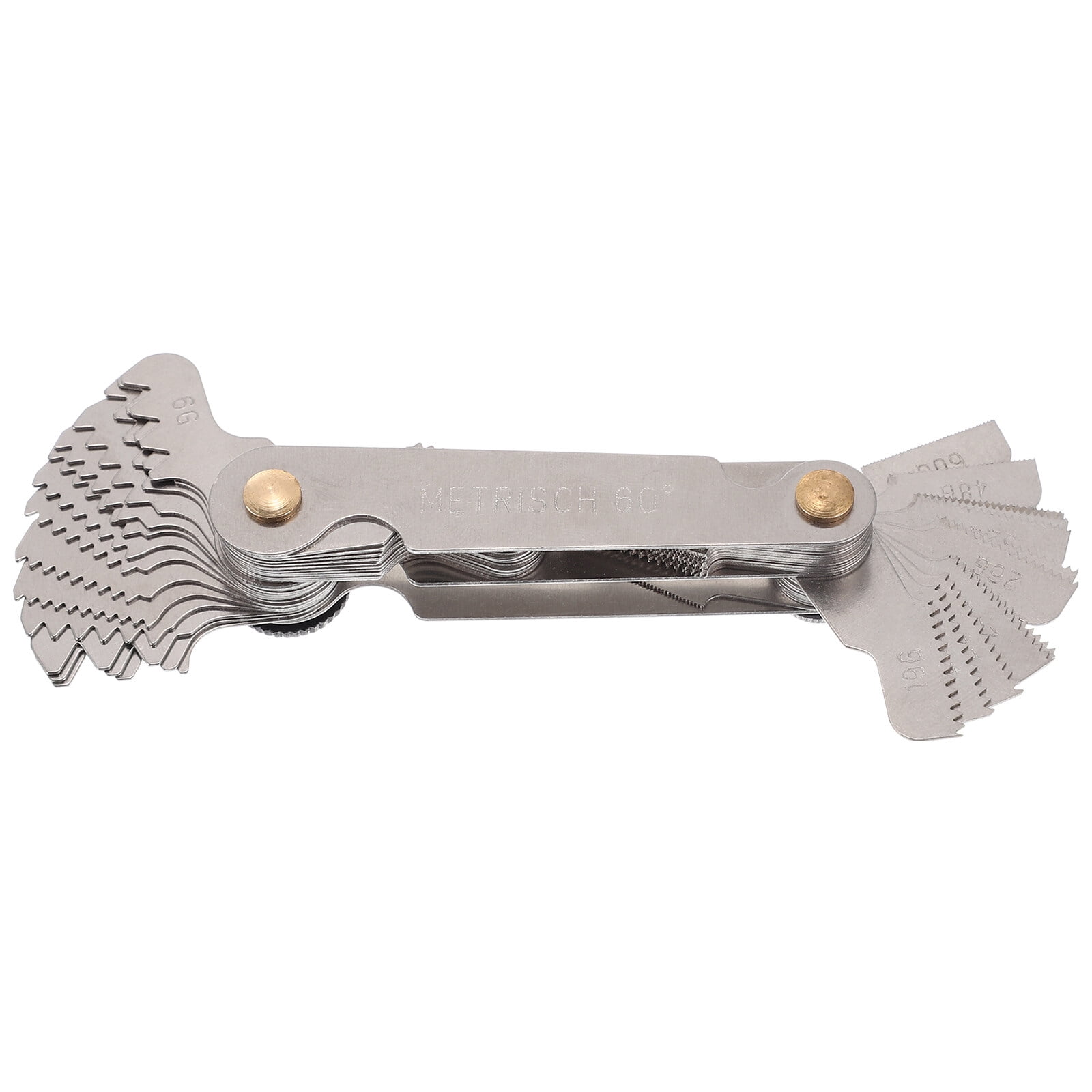 Screw Thread Pitch Cutting Gauge Tool Stainless Metric Screw Pitch Test