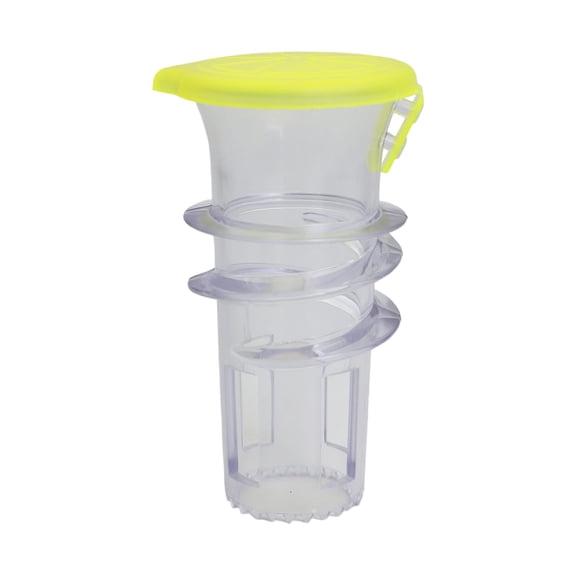 Screw Top Citrus Juicer, Handheld Lemon Lime Extractor with Compact Lid for Cocktails, Drinks