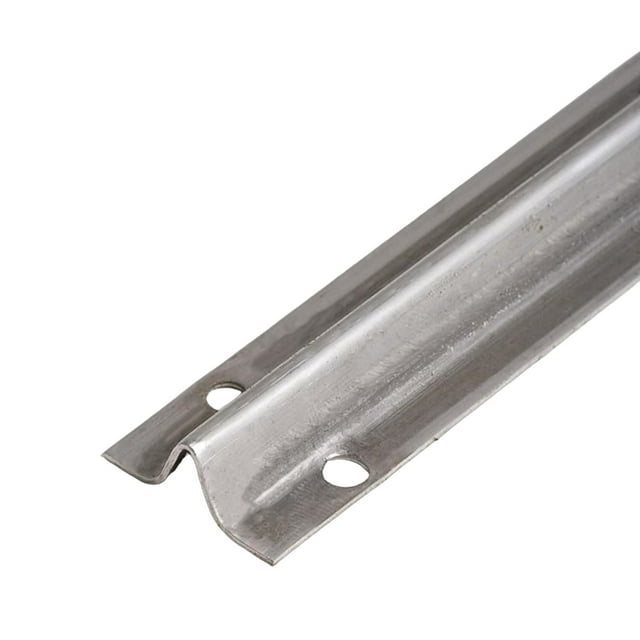 Screw-On Stainless Steel Track Cover for Sliding Patio Glass Doors – 3 Feet, Ideal for Repair and Replacement