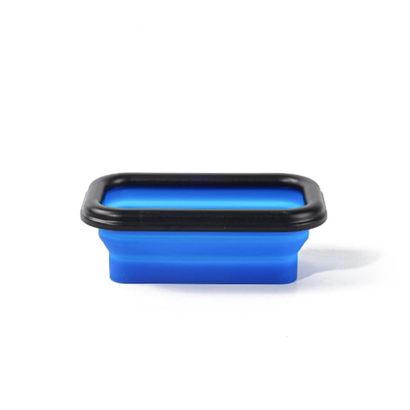 Screw Tray Foldable Parts Tray Square Silicone Screw Bowl Box for Small Metal Part