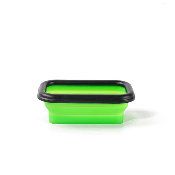 Screw Tray Foldable Parts Tray Square Silicone Screw Bowl Box for Small Metal Part