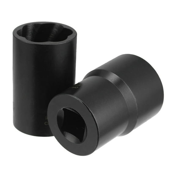 Screw extractor,Socket Set Frozen Bolt Set Socket Tool 1/2-inch 10 Piece Remover Drive Bolt Kit Bolt Kit Socket Frozen Rusted Rounded-off Kit Socket Set Piece Remover Socket Buzhi Wotao Black