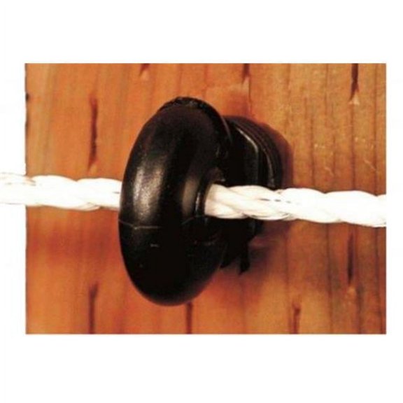 Screw-in Ring Insulator Black - 10 Per Bag