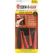 Screw it Again Screw-It-Again Wood Anchor - Pack of 6