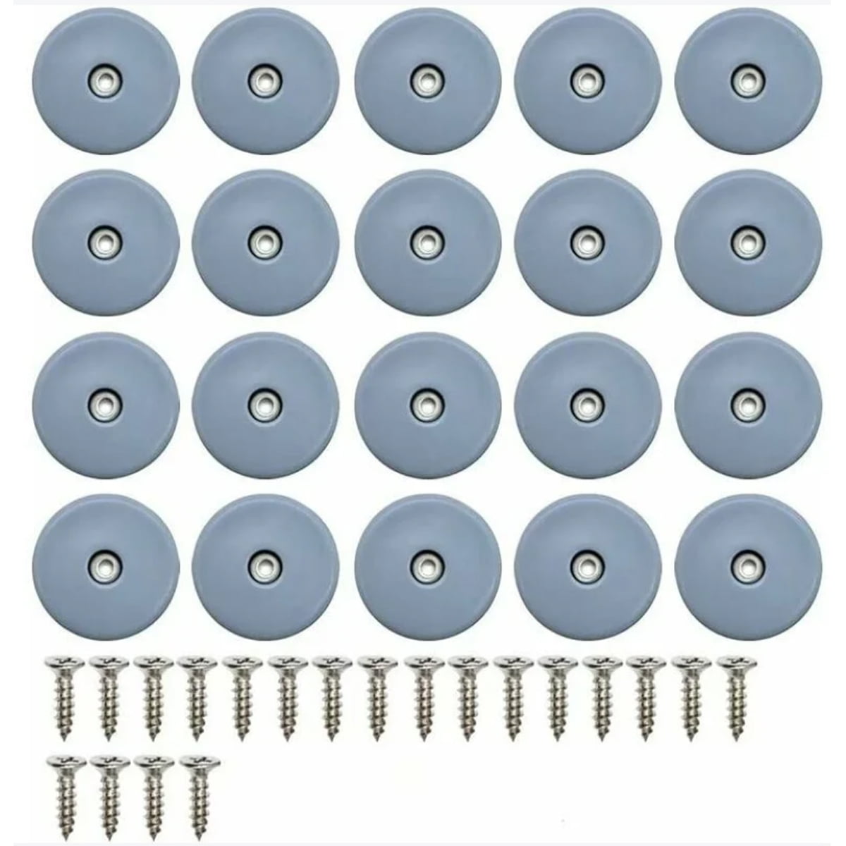 Screw on Furniture Glides Sliders for Wooden Furniture, (Teflon) Chair