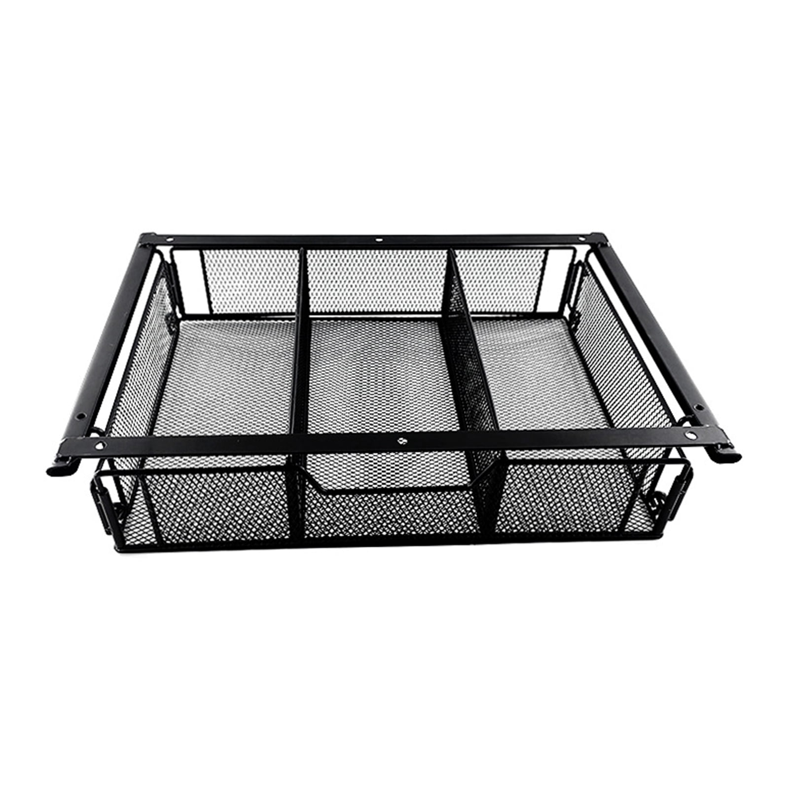 Screw-on Under Desk Drawer Hidden Desk Pencil Drawer Under Desk Drawer Tray Large Capacity Slide-Out Storage Drawer