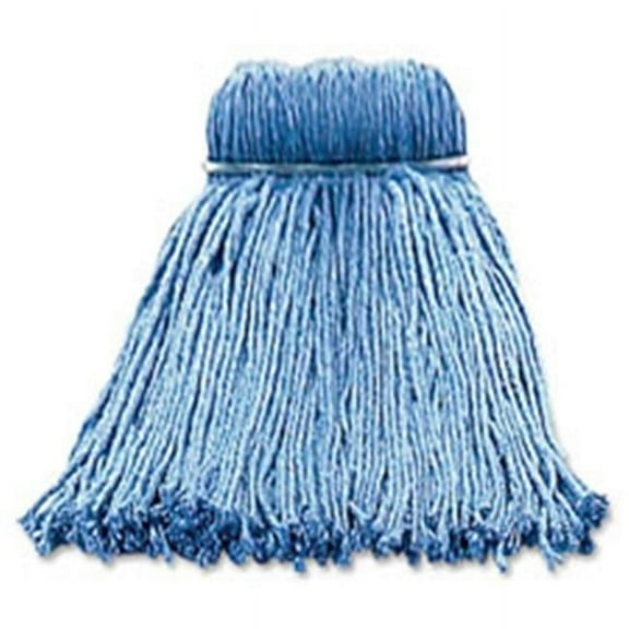 Screw-type Cut End Wet Mop Head - Blue