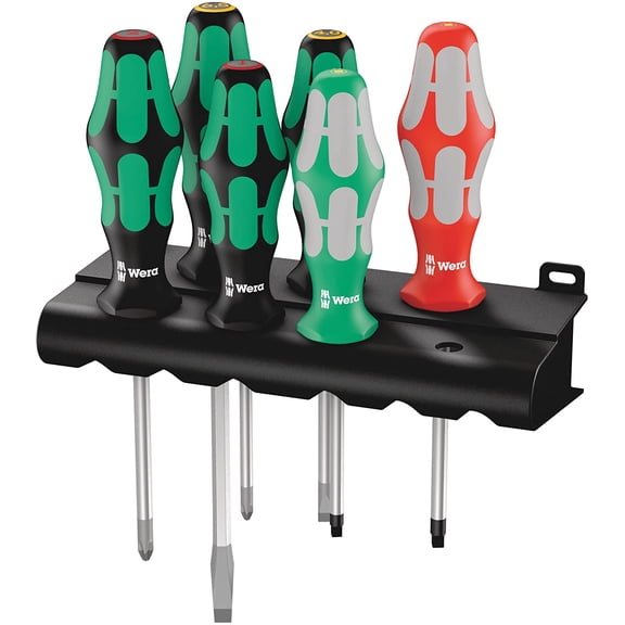 Screwdriver 6 Piece Set with Laser Tip