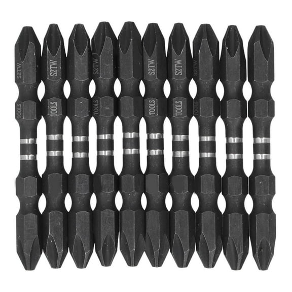 Screwdriver Bit Double Ended 10Pcs Screwdrivers Bits Kit for Electric Drills Large Head