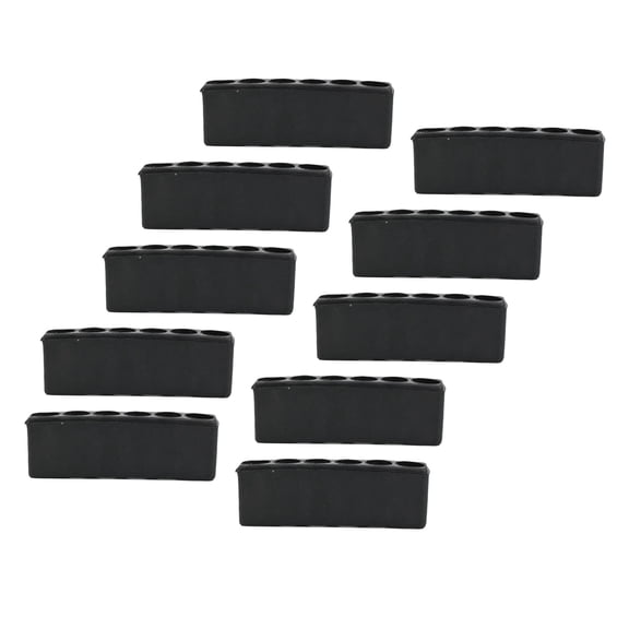 Screwdriver Bit Holder Storage Organizer 6 Holes Drill Stand Plastic Rack For 1/4 Inch Hex Screwdriver Efficient Tool Arrangement For Workshop Or Home