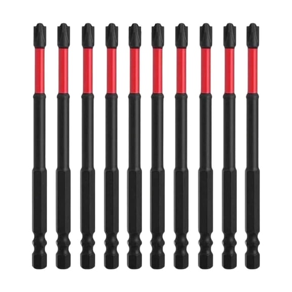 Screwdriver Bit Set Hex Shank Electrical Drill Accessories Durable A5 Steel for Circuit Work Indoor Outdoor Workshop