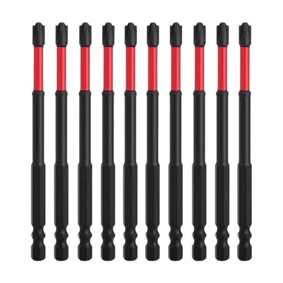 Screwdriver Bit Set Hex Shank Slot Drill A5 Steel Durable Electrician Tools for Circuit Electrical Work Indoor Outdoor Workshop