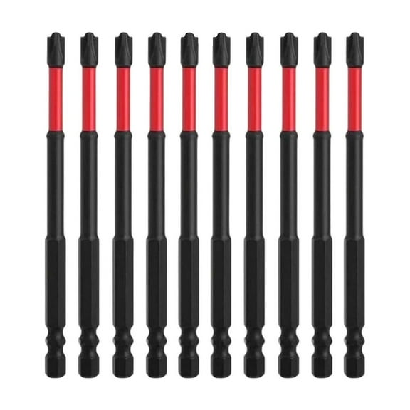 Screwdriver Bit Set for Electricians Hex Shank Slot Drill Bits A5 Steel Durable for Circuit and Electrical Work Indoor Outdoor Workshop Use