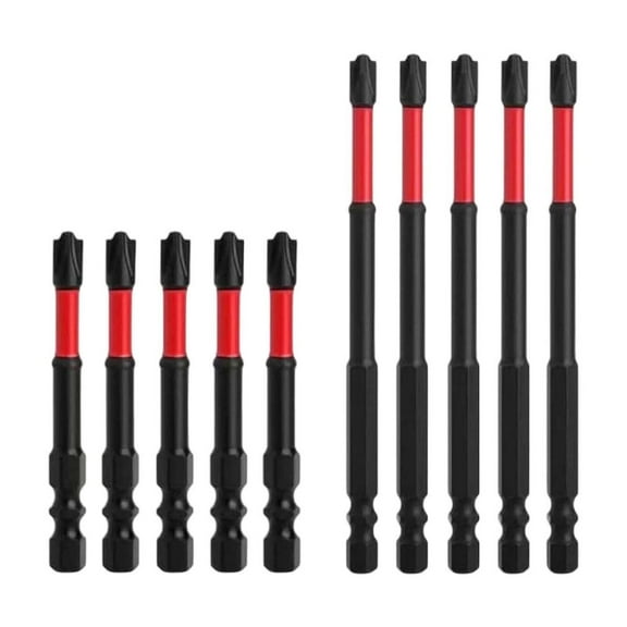 Screwdriver Bit Set for Electricians Hex Shank Slot Drill Bits A5 Steel Durable for Circuit and Electrical Work Indoor Outdoor Workshop Use