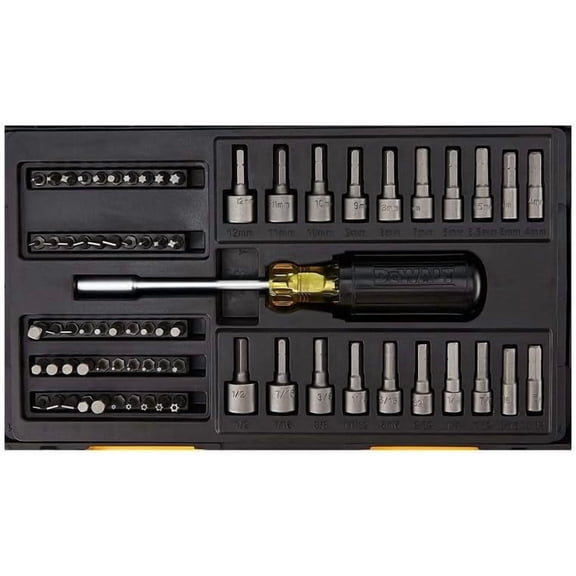Screwdriver Bit Set with Nut Drivers, 71-Piece (DWMT73808)
