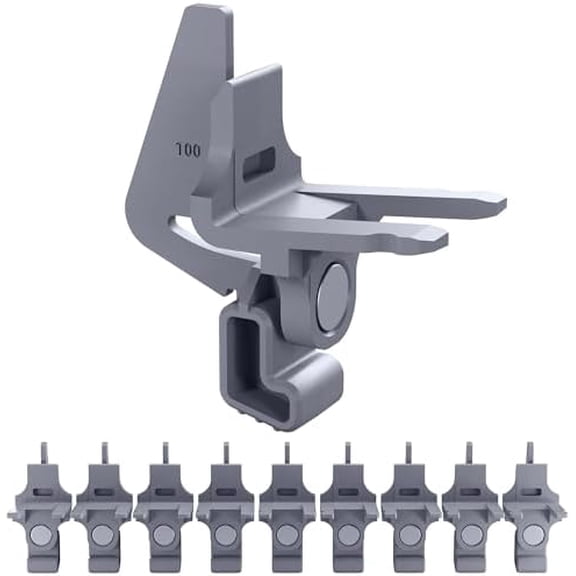 Screwdriver+ Bracket Model 100 | Compatible with Wall Control | for Tool Wall Organization to Hang Screwdriver, Nut Driver, Pick, Pry Bar, Chisel, or File | 10-Pack$$Tools & Hardware Other