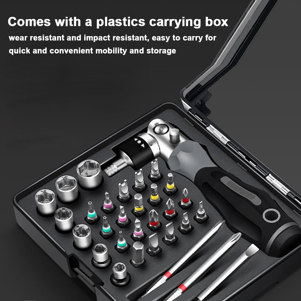 Screwdriver,Combination 31in1 Ratchet Wrench Ratchet Wrench Set Maintenance Tool Set Auto Maintenance Tool Set Bike Air Ratchet 31in1 Ratchet Conditioner Auto Maintenance Air Conditioner Auto