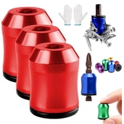 Screwdriver Head Magnetic Ring, 2026 Upgraded Magnetizer Screw Removable Household Tool Magnetic Screw holder Universal Magnetizer for Hex Screwdrivers , Magnetic Screw Ring 3Pcs Red