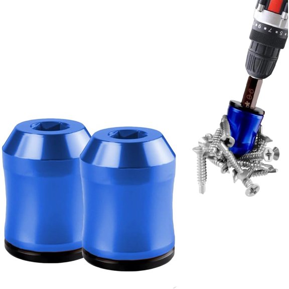 Screwdriver Head Magnetic Ring, Dual-Function Magnetic Tool with Hexagonal Grip, Professional Bit Holder for Secure Screw Installation in DIY Projects and Repairs