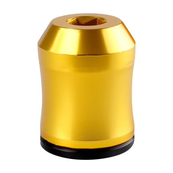 Screwdriver Head Magnetic Ring, Universal Magnetizer Screw Removable for Hex Screwdriver and Power Bits, Magnetic Screw Ring Bit Magnetizer Ring Metal Magnetizer Screw,1 inch (Yellow)