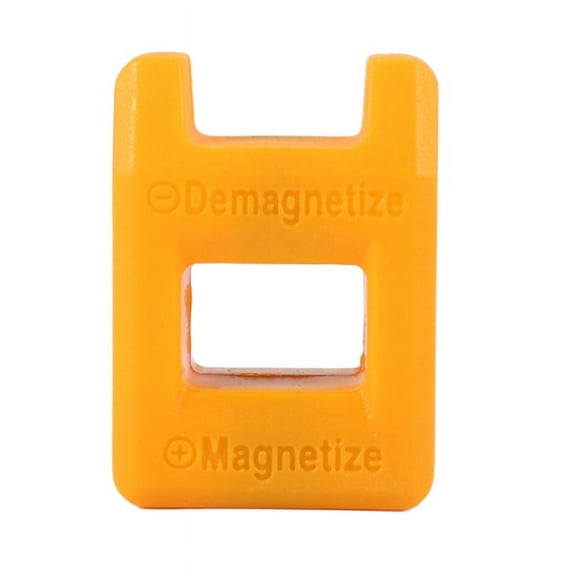 Screwdriver Magnetizer Degaussing Demagnetizer Magnetic Practical Pick Up Tool Color:Yellow,1x Demagnetizer,yellow