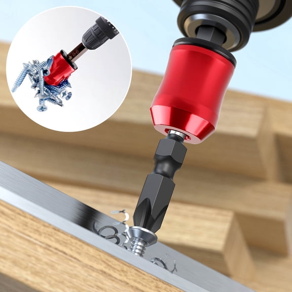 Screwdriver Magnetizer, Magnetic Screwdriver Tip Enhancer with Aluminum Alloy, Magnetizer Demagnetizer Tool for Workshop Garage Home DIY