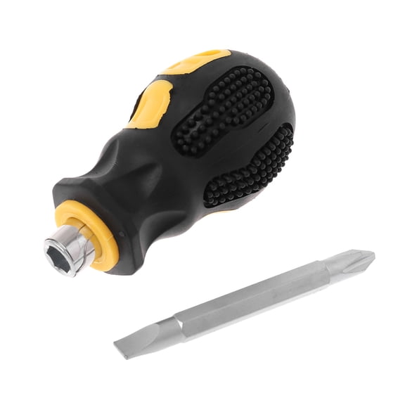 Screwdriver Multifunctional Screw Driver Slot Flat Repair Tool Short Small Screwdriver Tool