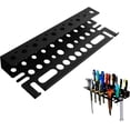 thumbnail image 1 of Screwdriver Organizer, Pliers Rack, Hammer Holder, Heavy Duty Wall Mounted Tool Storage Rack, Hand Tools Organizer, Metal Organizer for Garage Workshop, Garage Tool Organizer Wall Mount, 1 of 7