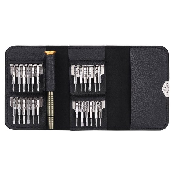 Precision Tools for Electronics Repair, Phillips & Flathead Bits Magnetic 25-in-1 Screwdriver Set