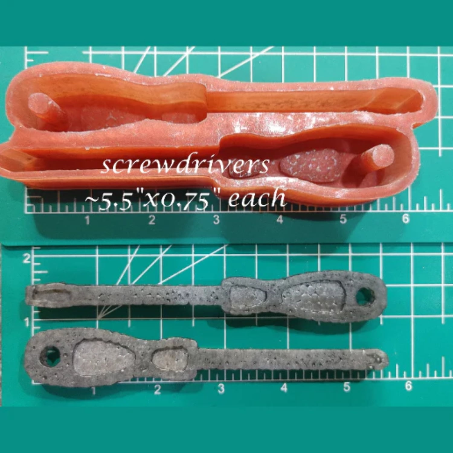 Screwdrivers silicone freshie mold