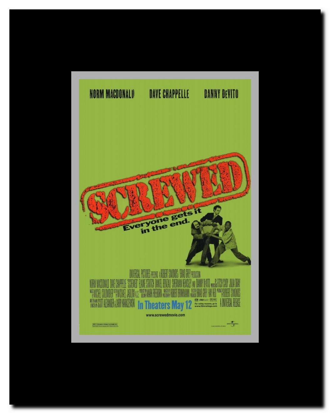 Screwed Framed Movie Poster